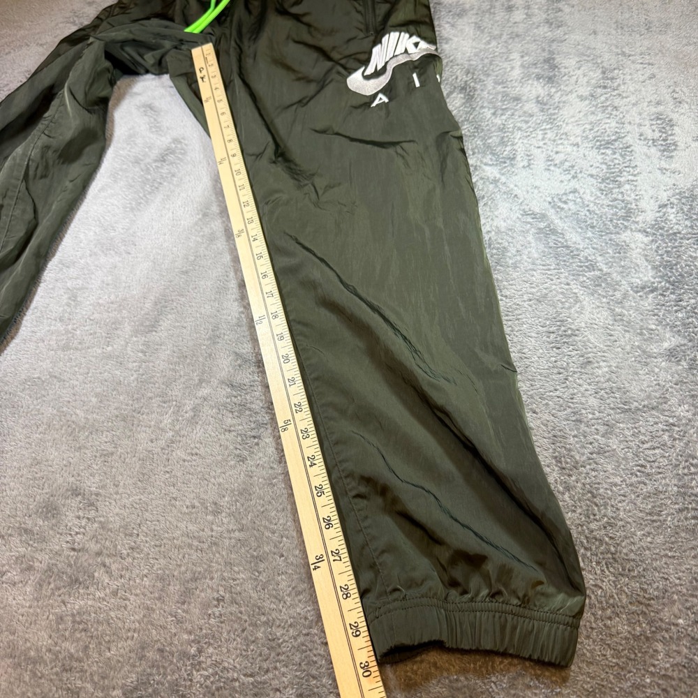 Nike Air Mens Tracksuit Set Green Half Zip Anorak Hooded Jacket & Pants XL - Picture 8 of 11